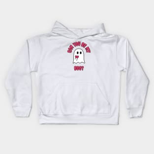 Halloween Can You Be My Boo Lovely Ghost Kids Hoodie